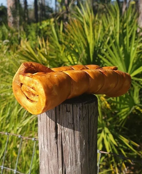 Beef cheek rolls